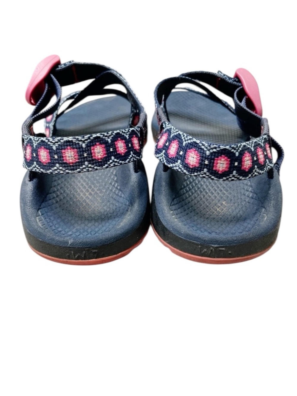 Chaco Womens Z1 Cloud Outdoor Sandals in Marquise Pink & Navy - Picture 3 of 5
